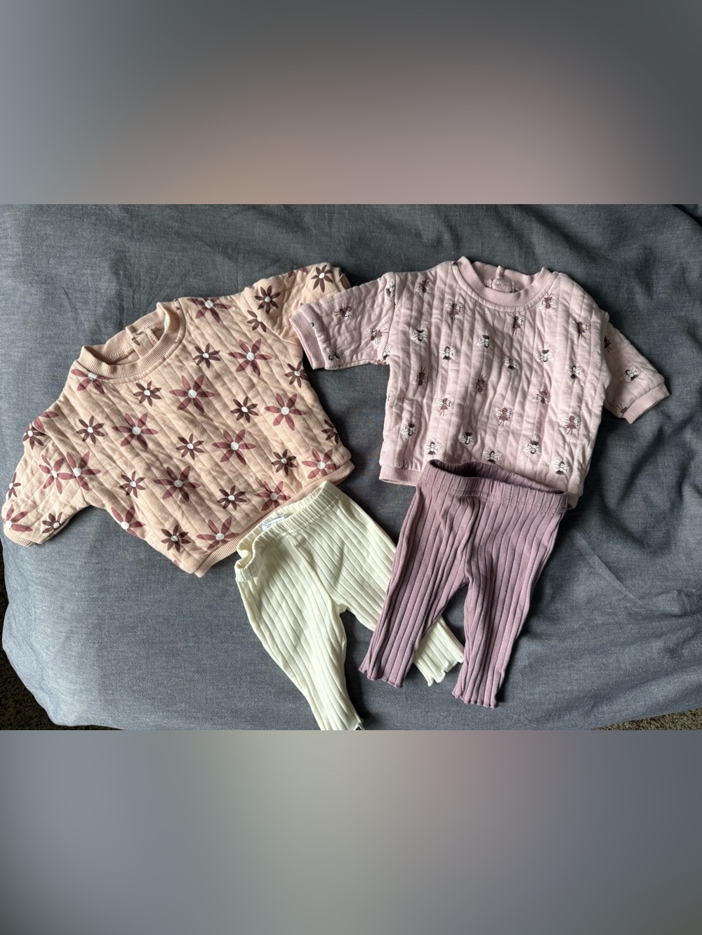 Two Girls’ Newborn Outfits